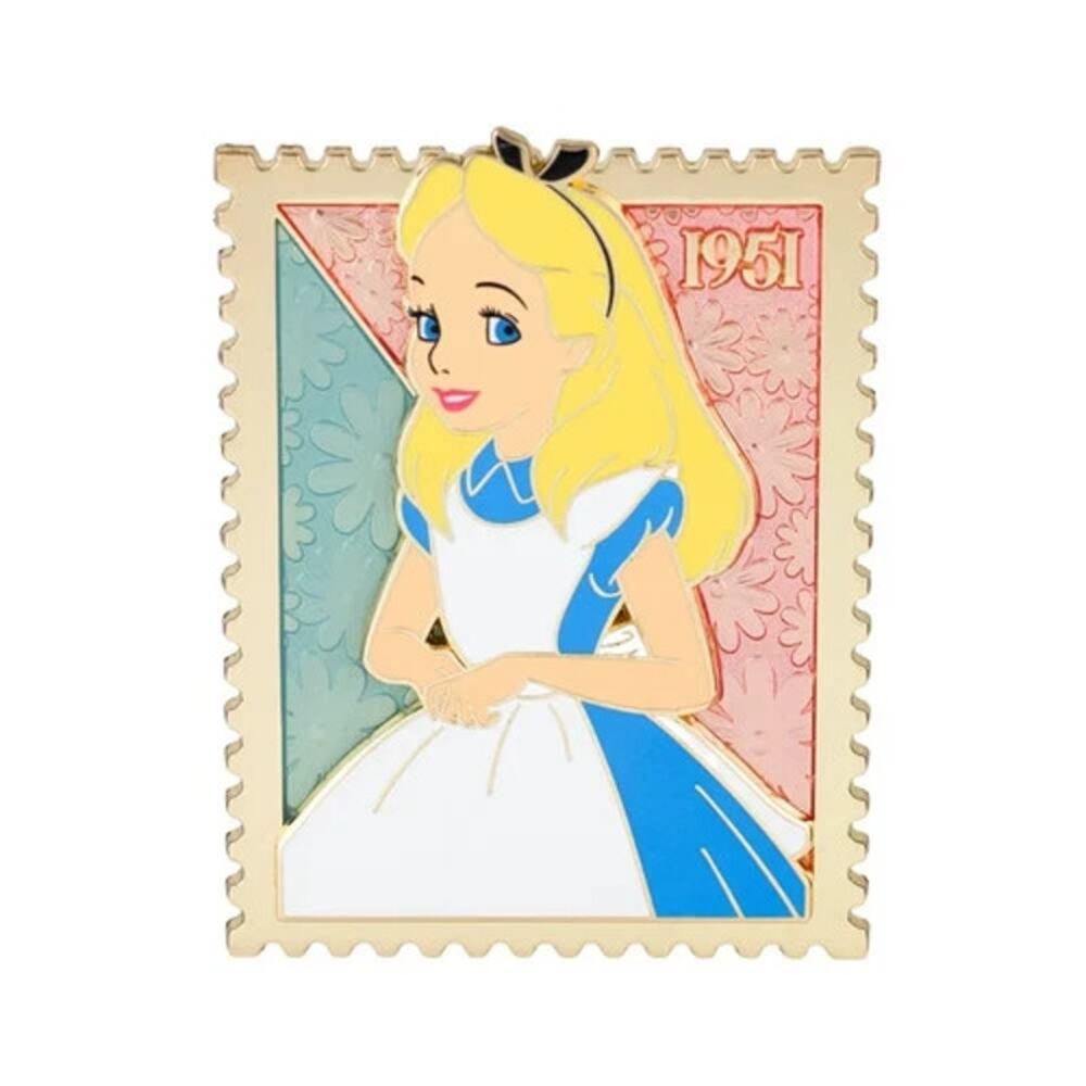 Disney Alice in Wonderland 1951 Signature Edition Enamel Pin Monogram NEW
